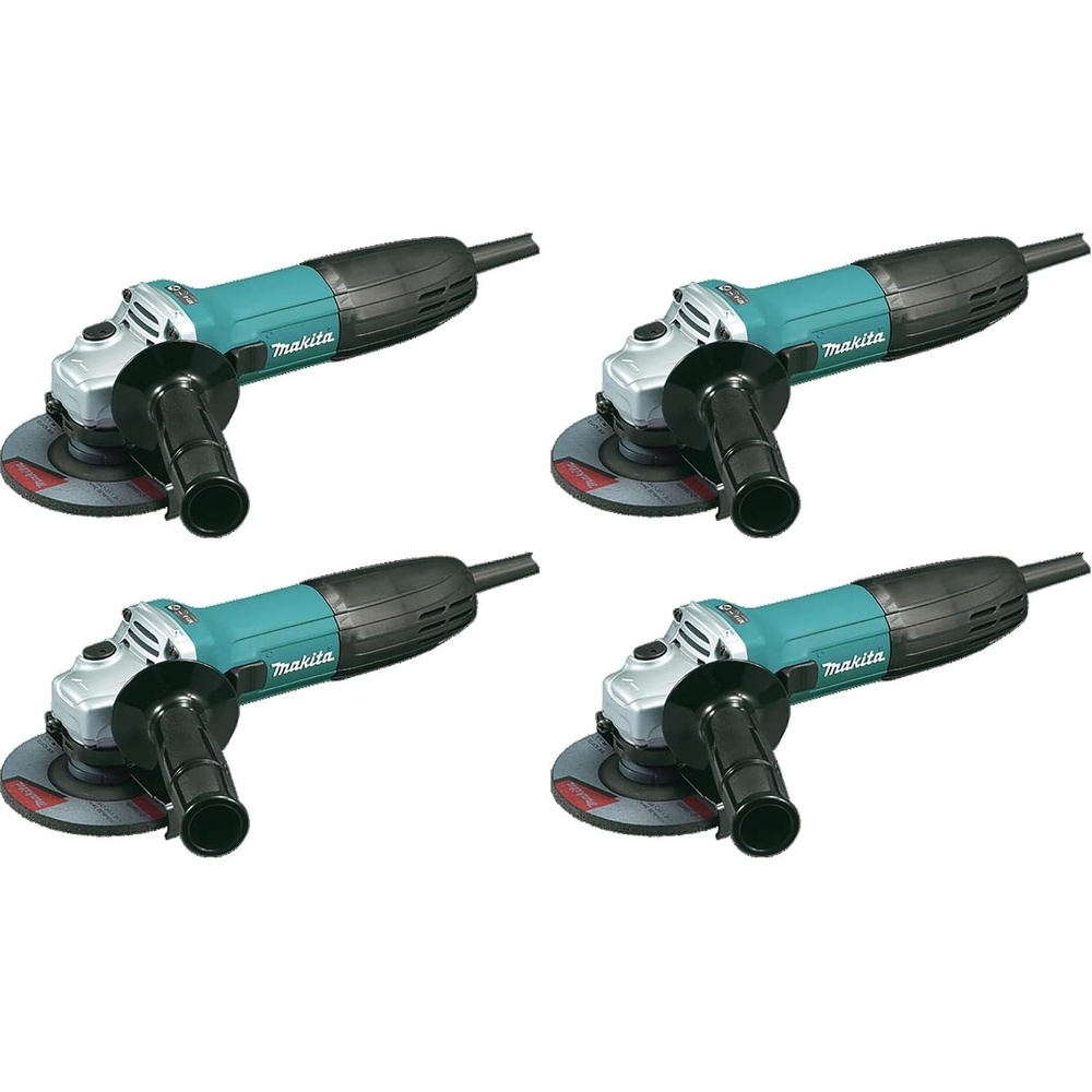 image:imageMakita GA4530X 412Inch Angle Grinder with Grinding Wheels BlueOne Size Pack of 4