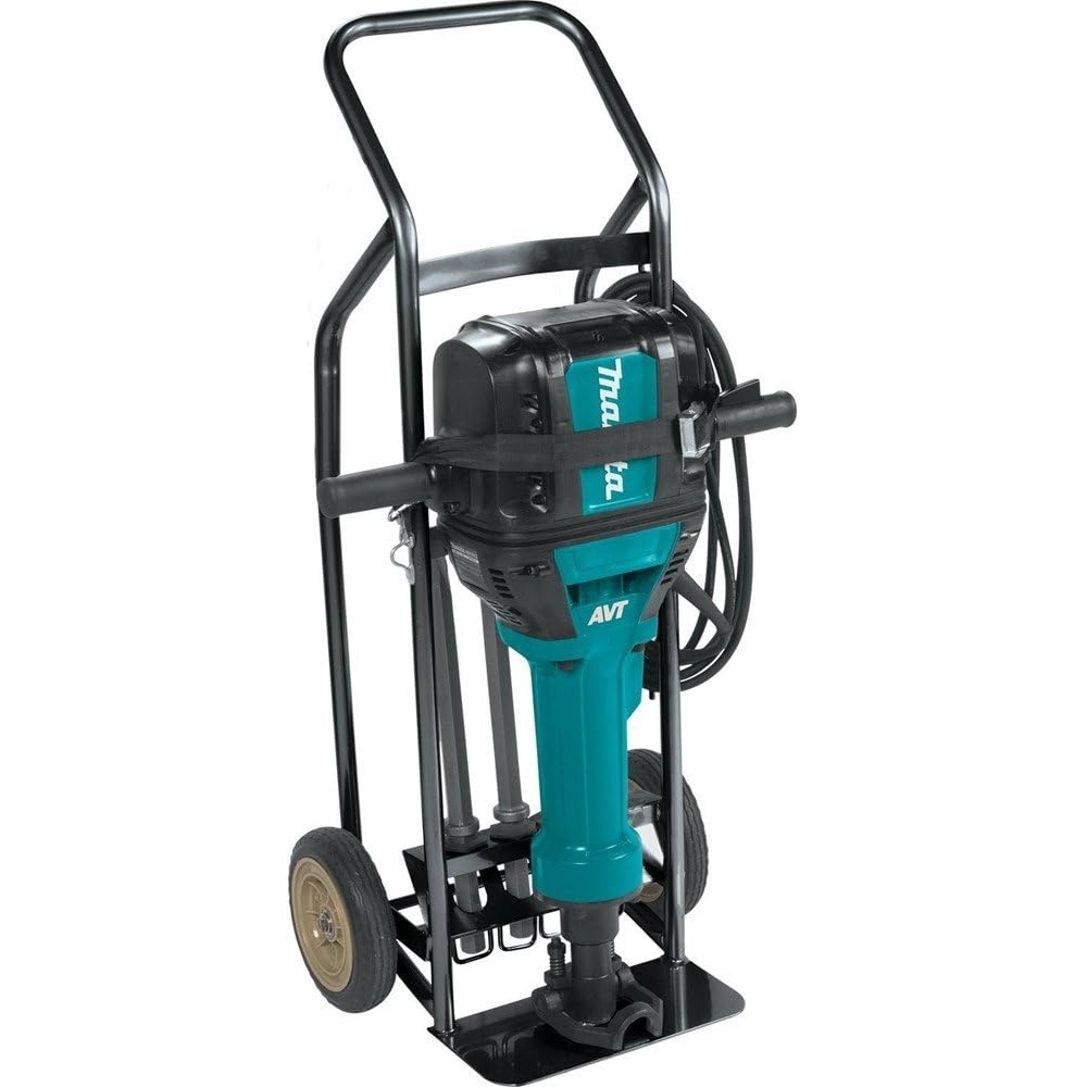 image:imageMakita HM1812X3 70 Advanced AVT Breaker Hammer with 118 Hex 4Piece Steel Set and Premium Cart 70 lbBreaker Hammer
