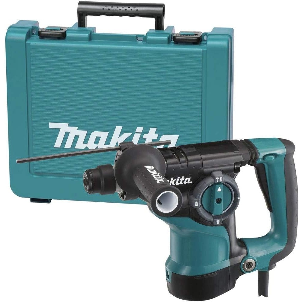 image:imageMakita HR2811F 118 Rotary Hammer accepts SDSPLUS bits Teal BuiltIn LED Light Torque Limiting Clutch Ergonomic Grip Hammering And Drilling ModesPack of 1
