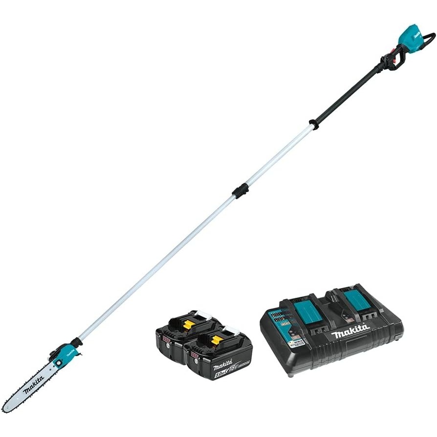 image:imageMakita XAU02PTB 36V 18V X2 LXT Brushless 10 Telescoping Pole Saw Kit 13 Length 50Ah