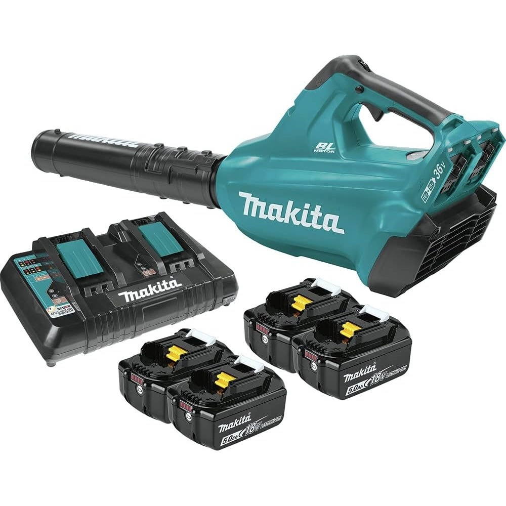 image:imageMakita XBU02PT1 36V 18V X2 LXT Brushless Blower Kit with 4 Batteries 50AhBlower Kit