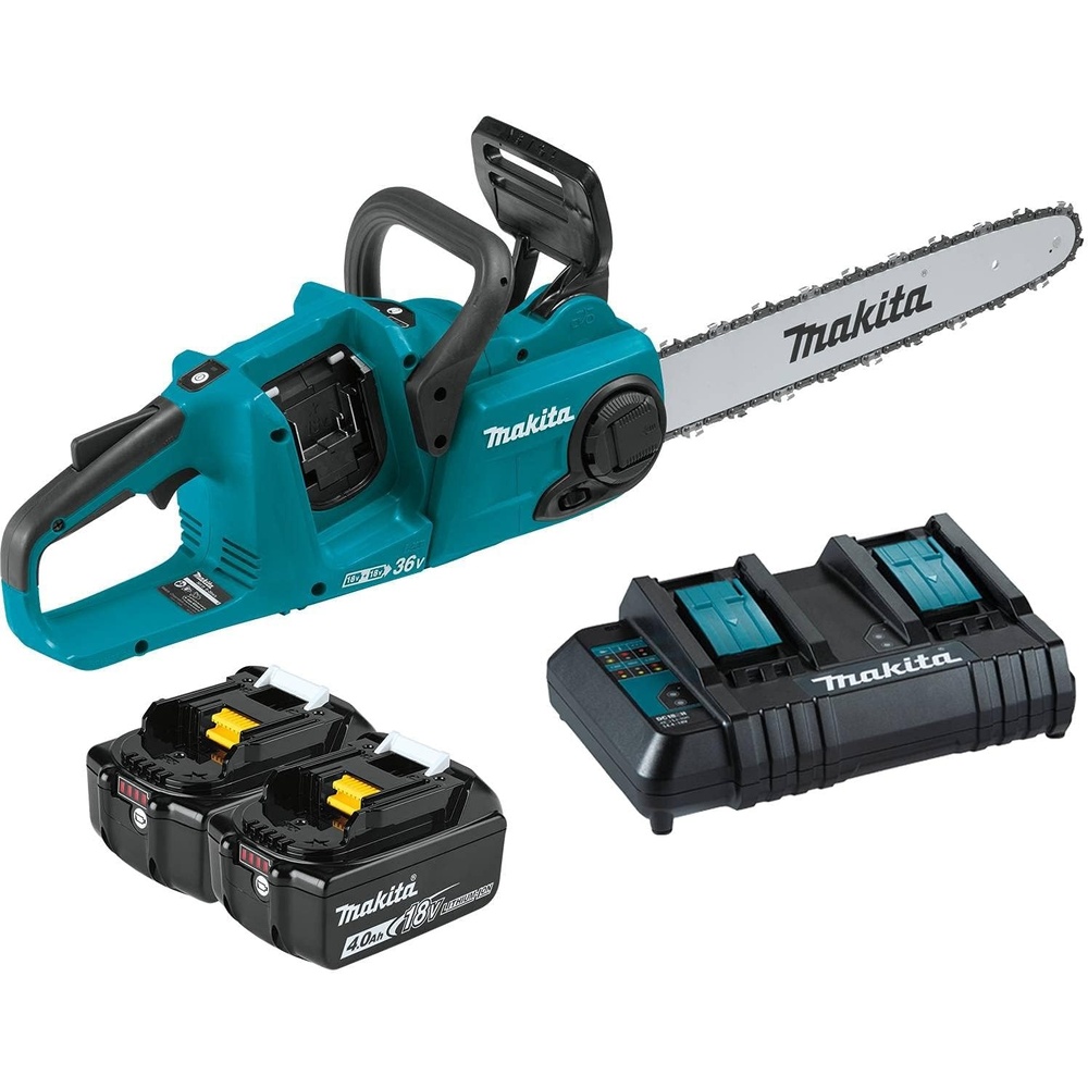 image:imageMakita XCU04PT LXT LithiumIon Brushless Cordless 16 Chain Saw Kit 50AhChain Saw Kit Two 40Ah Batteries