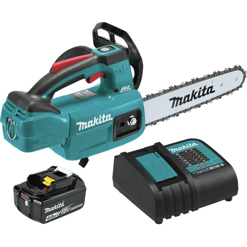 image:imageMakita XCU06Z 18V LXT LithiumIon Brushless Cordless 10 Top Handle Chain Saw Tool OnlyKit w one 40Ah battery