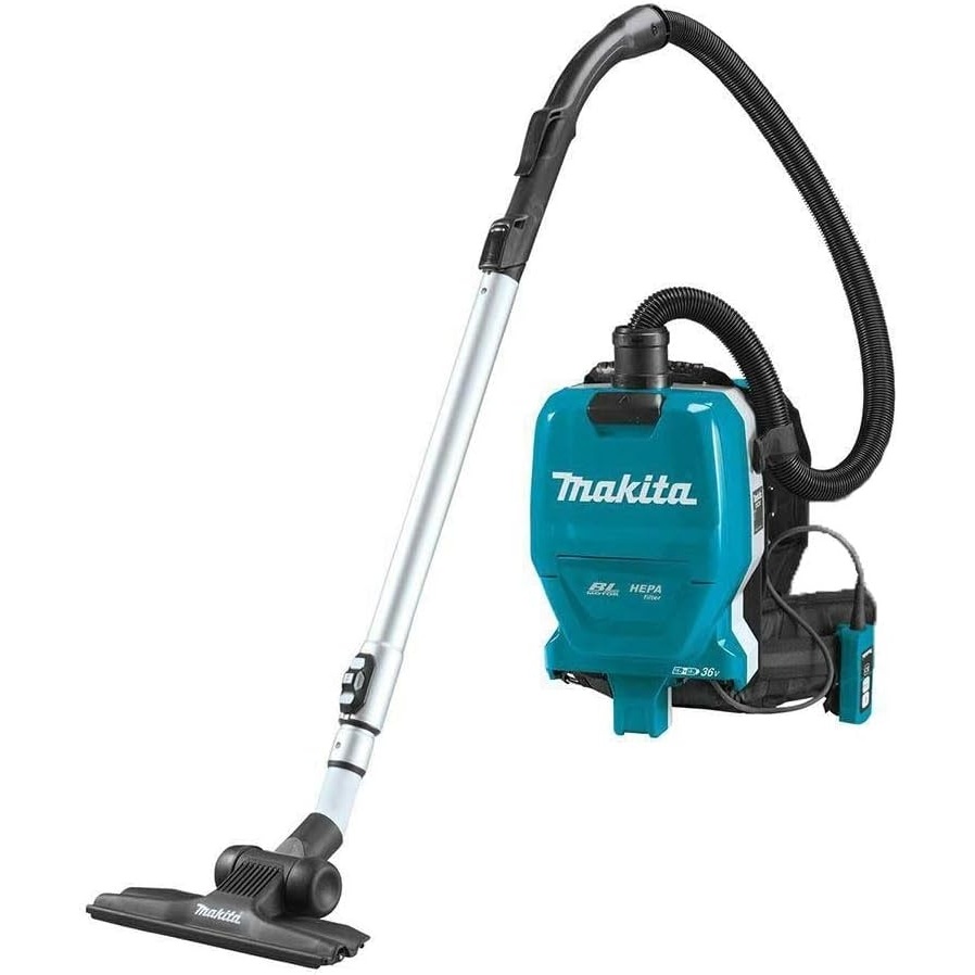 image:imageMakita XCV09Z 18V X2 LXT LithiumIon 36V Brushless Cordless 12 Gallon HEPA Filter Backpack Dry Vacuum Tool Only