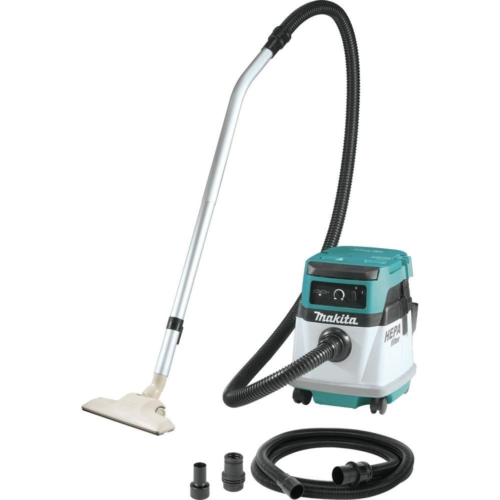 image:imageMakita XCV13PT 18V X2 36V LXT LithiumIon CordlessCorded 4 Gallon HEPA Filter Dry Dust ExtractorVacuum Kit 50AhDust Extractor Only