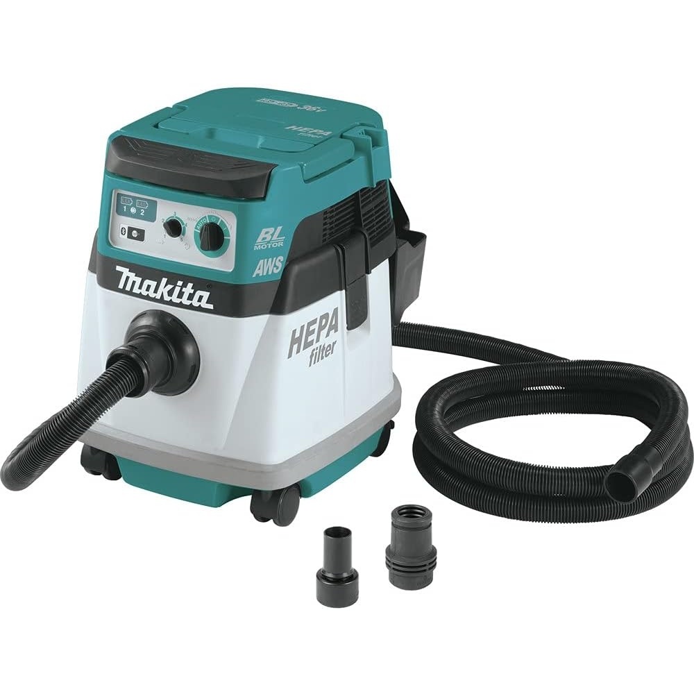 image:imageMakita XCV16ZX 36V 18V X2 LXT Brushless 4 Gallon HEPA Filter Dry Dust Extractor AWS Tool Only