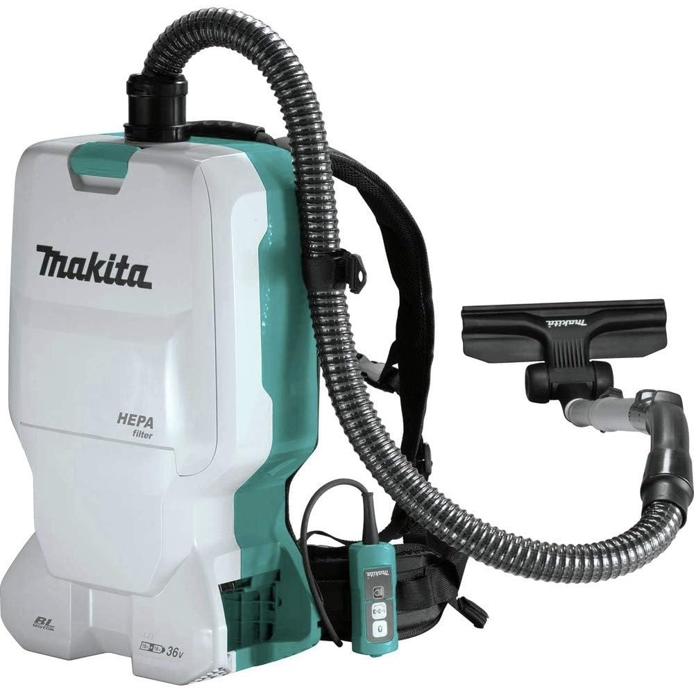 image:imageMakita XCV17Z 18V X2 LXT LithiumIon 36V Brushless Cordless 16 Gallon HEPA Filter Backpack Dry Vacuum Tool Only