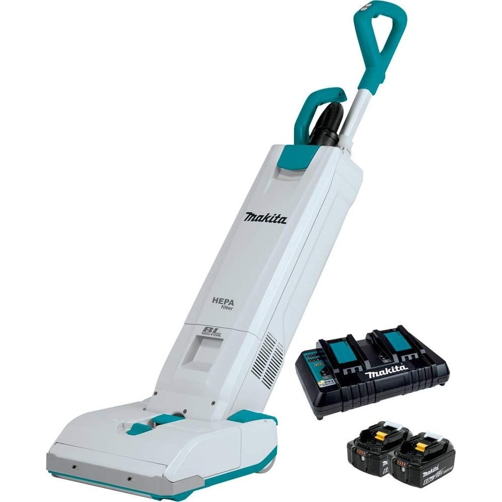 image:imageMakita XCV19Z 18V X2 36V LXT LithiumIon Brushless Cordless 13 Gallon HEPA Filter 12 Upright Vacuum Tool OnlyKit