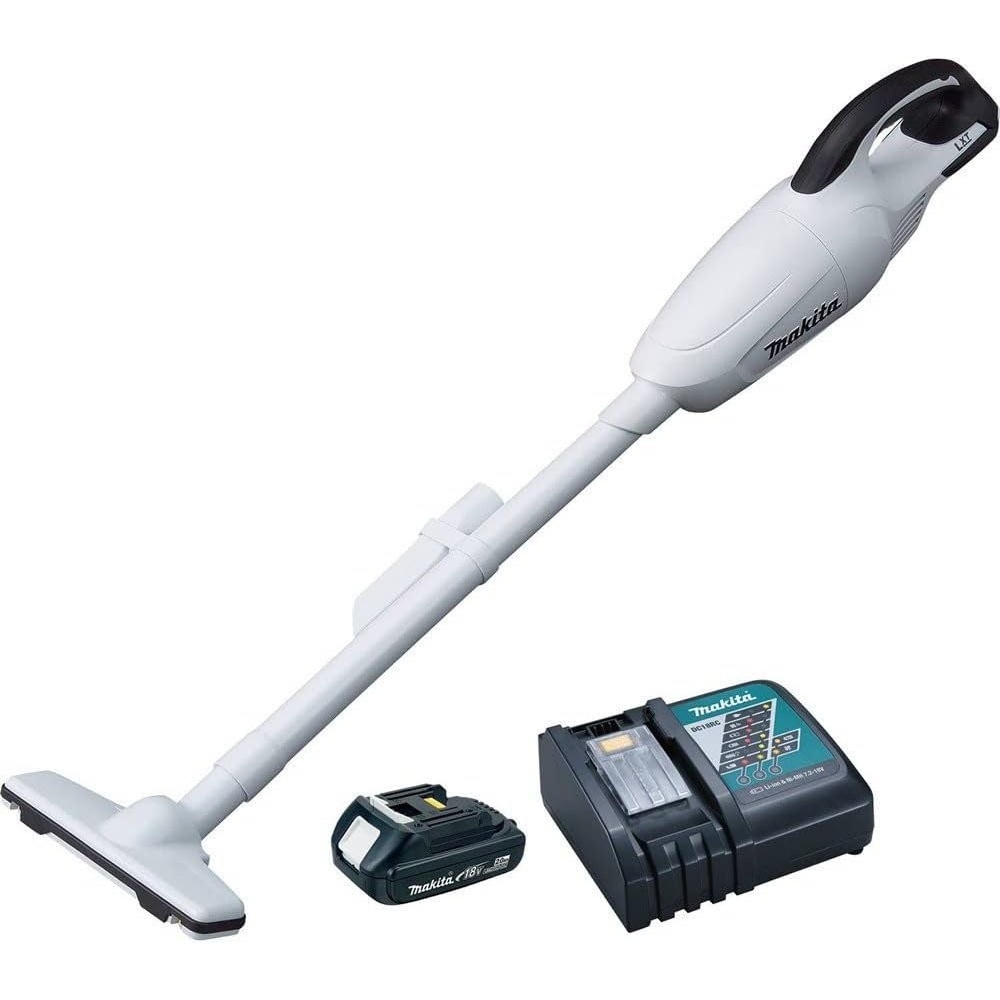 image:imageMakita XLC02ZW 18V LXT LithiumIon Compact Cordless Vacuum Tool Only WhiteKit