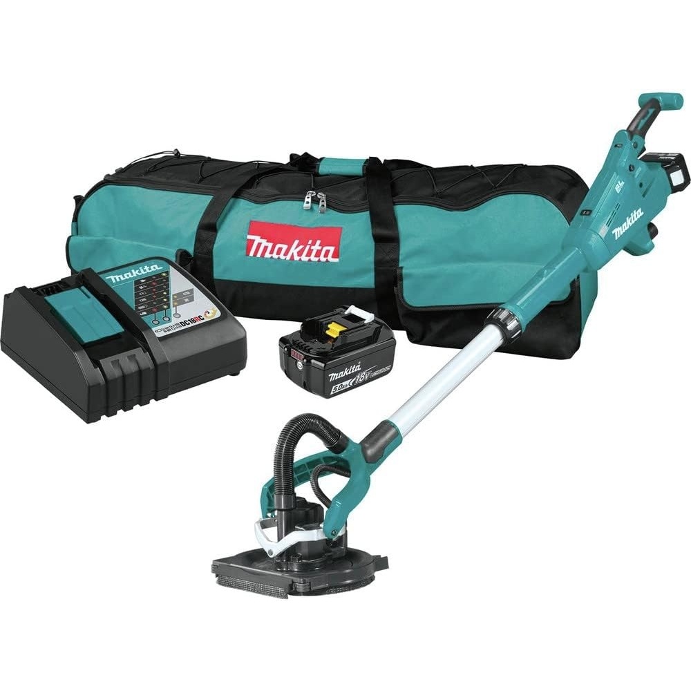 image:imageMakita XLS01ZX1 18V LXT LithiumIon Brushless Cordless 9 Drywall Sander AWS Capable Tool OnlyDrywall Sander Kit