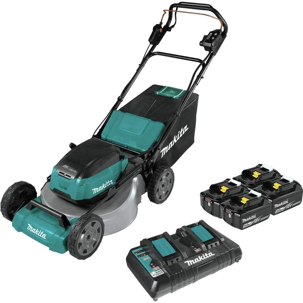image:imageMakita XML08Z 36V 18V X2 LXT Brushless 21 SelfPropelled Commercial Lawn Mower Tool OnlyLawn Mower Kit