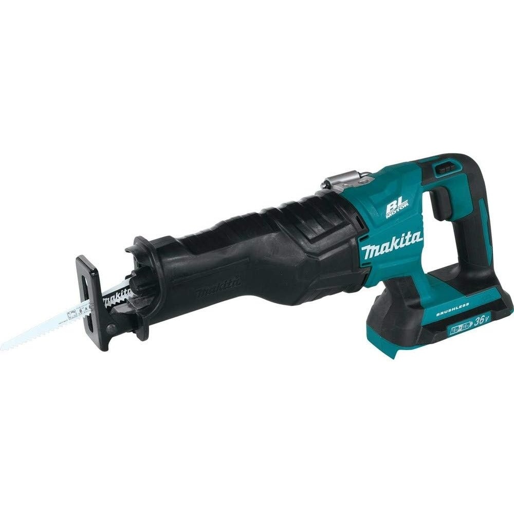 image:imageMakita XRJ06Z 18V X2 LXT LithiumIon 36V Brushless Cordless Recipro Saw Teal 55 x 19 x 8 inches