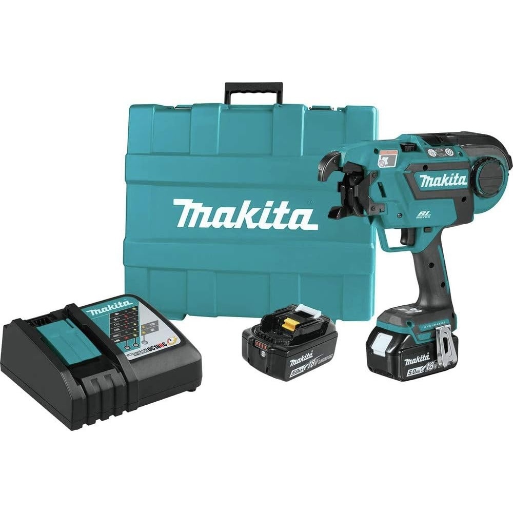image:imageMakita XRT01TK 18V LXT LithiumIon Brushless Cordless Rebar Tying Tool Kit 50Ah