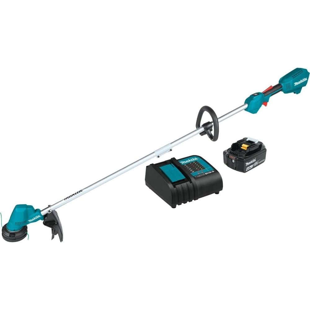 image:imageMakita XRU23SM1 18V LXT LithiumIon Brushless Cordless 13 String Trimmer Kit 40AhTeal