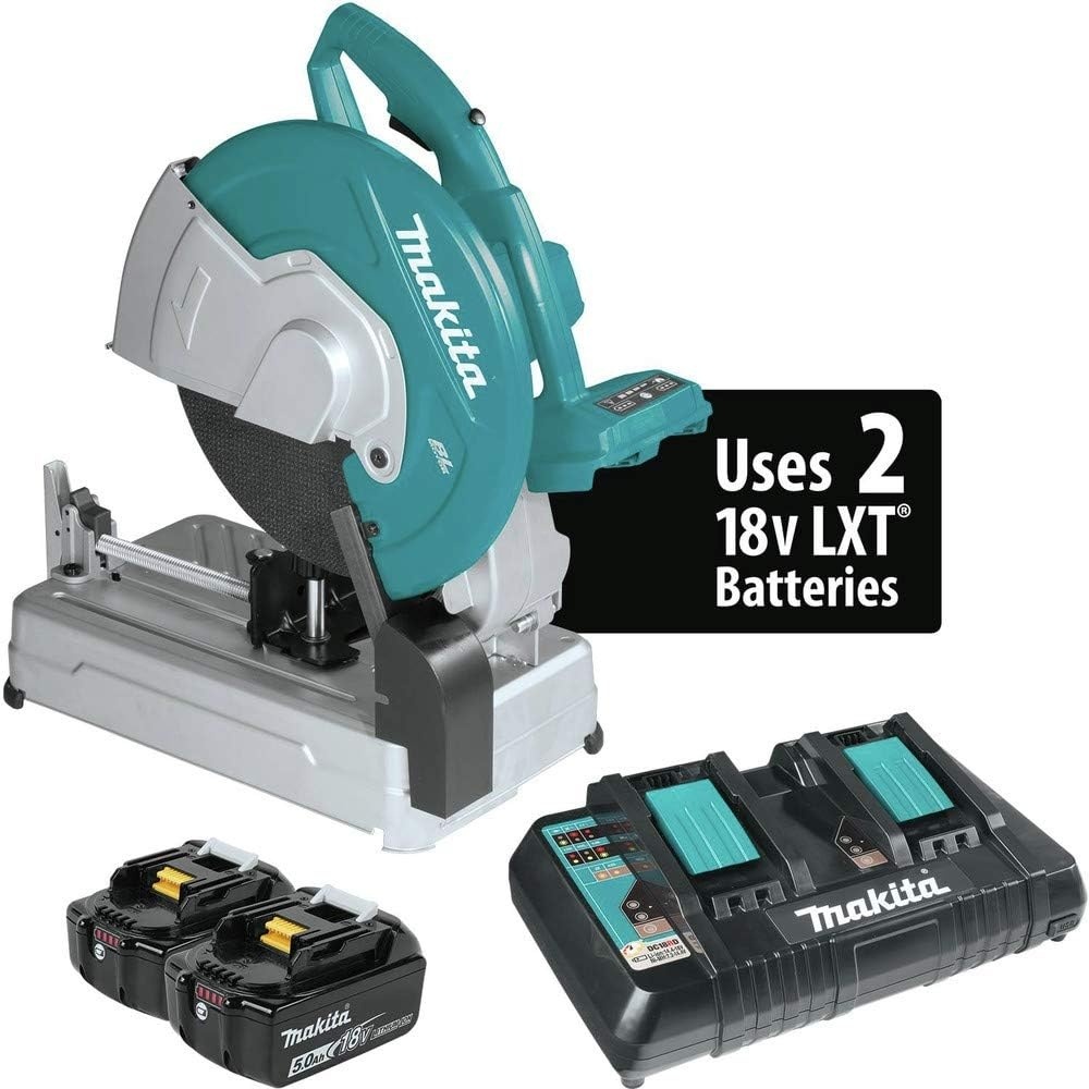 image:imageMakita XWL01PT 18V X2 LXT LithiumIon 36V Brushless Cordless 14 CutOff Saw Kit 50Ah  36V LithiumIon 50AhKit