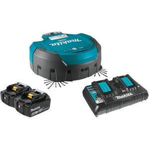 Makita DRC200PT 18V X2 LXT Lithium-Ion Brushless Cordless Robotic Vacuum Kit (5.0Ah)(Kit)