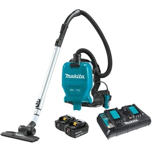 Makita XCV09PT 18V X2 LXT® Lithium-Ion (36V) Brushless Cordless 1/2 Gallon HEPA Filter Backpack Dry Vacuum Kit (5.0Ah)