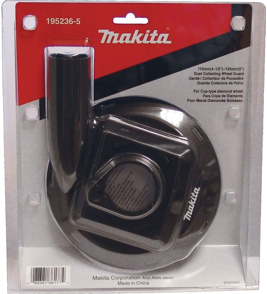 image:imageMakita 1952365 412 5 Dust Extraction Surface Grinding Shroud Dust Collection Concrete Finishing Coating Removal Flush Edge Access Vacuum Ready412 5