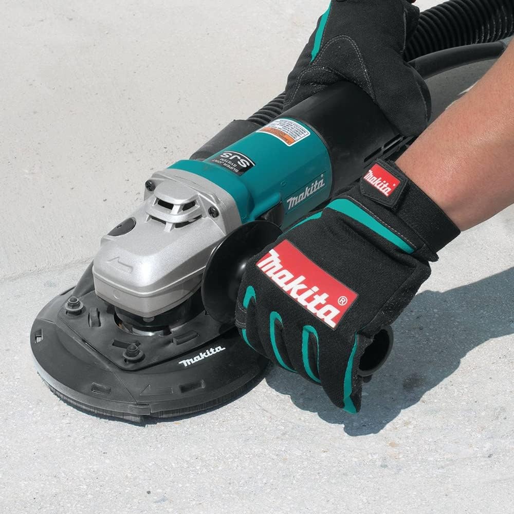 image:imageMakita 1952365 412 5 Dust Extraction Surface Grinding Shroud Dust Collection Concrete Finishing Coating Removal Flush Edge Access Vacuum Ready412 5