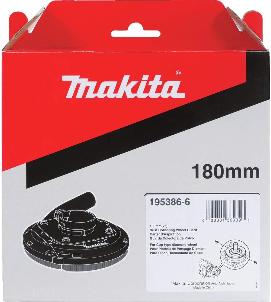image:imageMakita 1952365 412 5 Dust Extraction Surface Grinding Shroud Dust Collection Concrete Finishing Coating Removal Flush Edge Access Vacuum Ready7