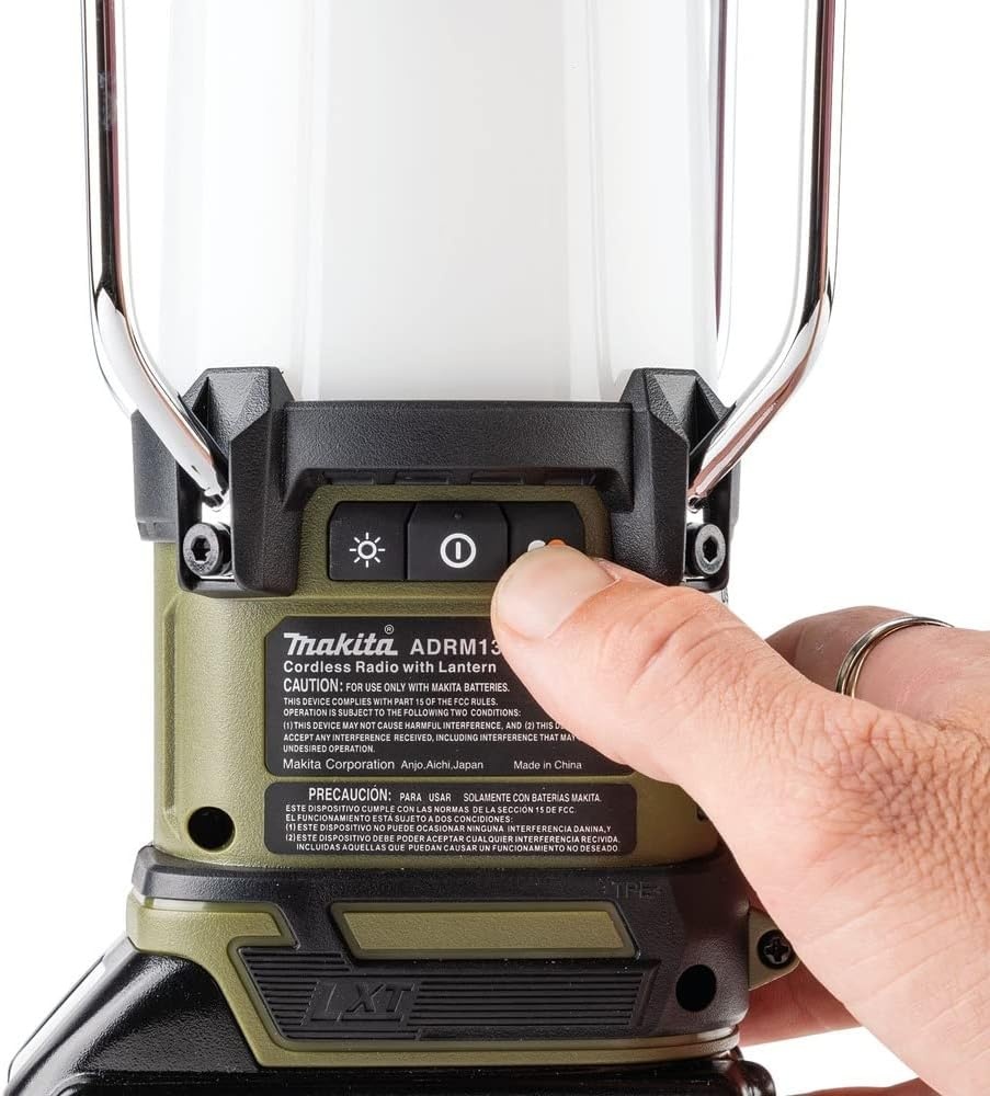 image:imageMakita ADRM13 Outdoor Adventure 18V LXT Bluetooth Radio and LED Lantern Bluetooth Radio and LED Lantern
