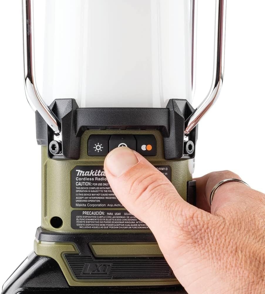 image:imageMakita ADRM13 Outdoor Adventure 18V LXT Bluetooth Radio and LED Lantern Bluetooth Radio and LED Lantern