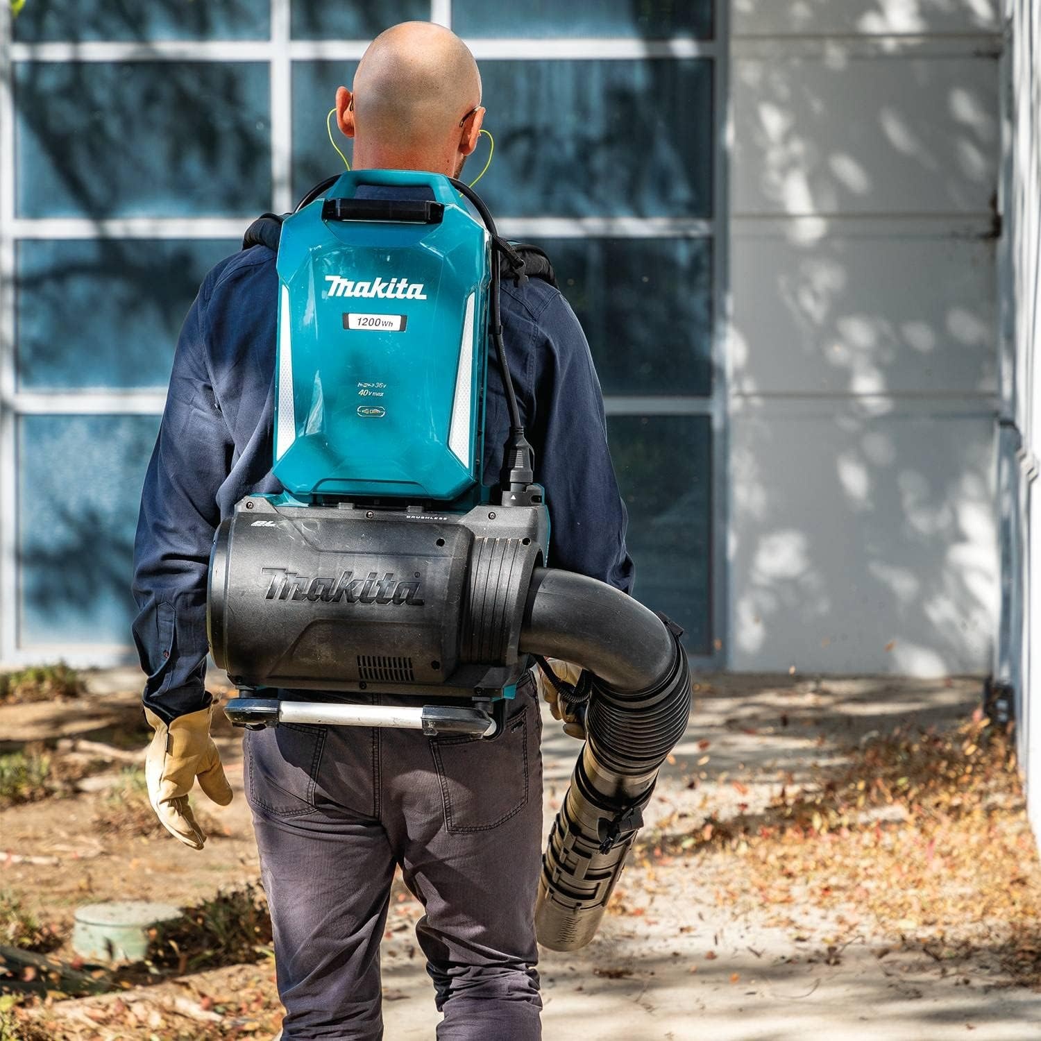 image:imageMakita CBU02Z 40V max ConnectX Brushless Backpack Blower Tool Only