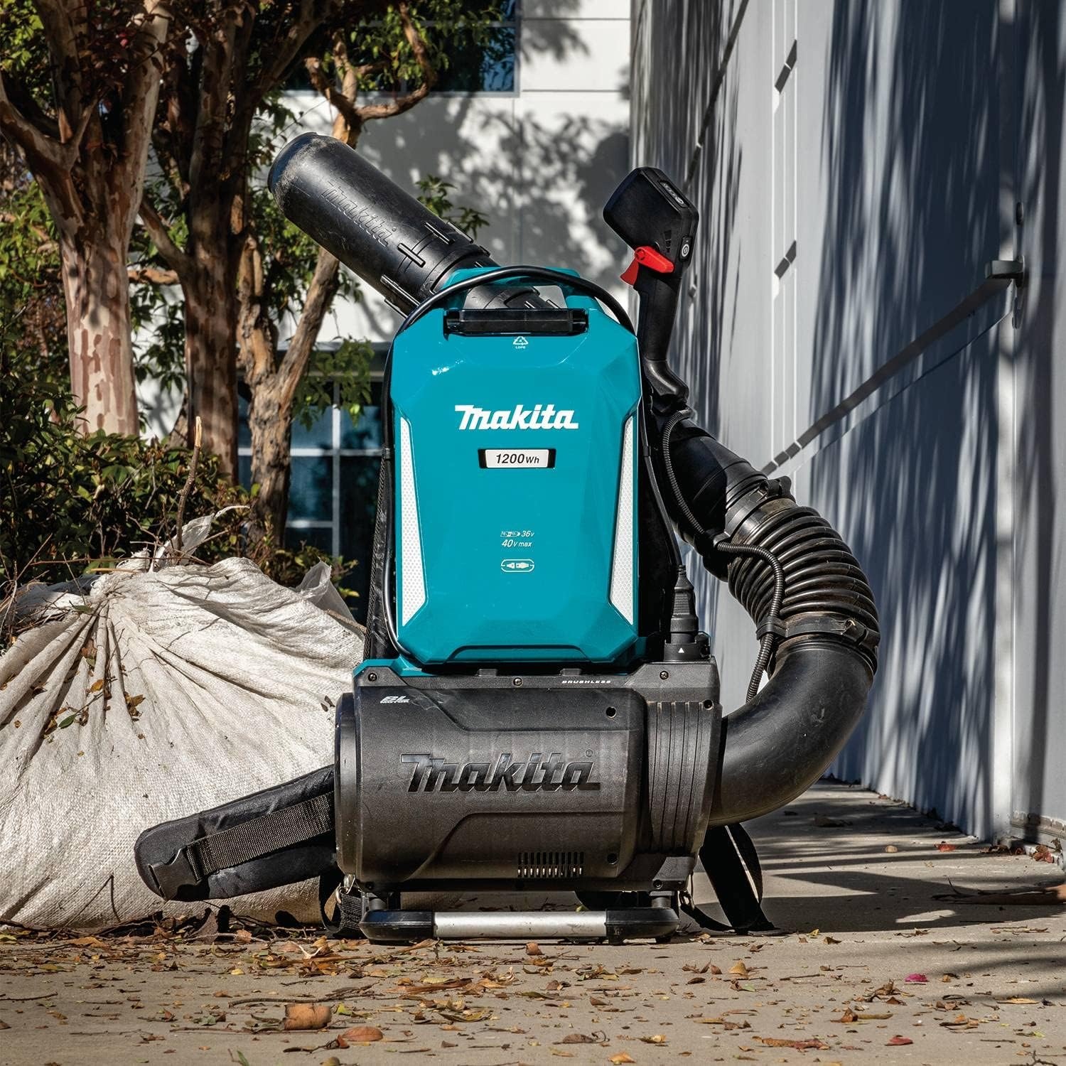 image:imageMakita CBU02Z 40V max ConnectX Brushless Backpack Blower Tool Only