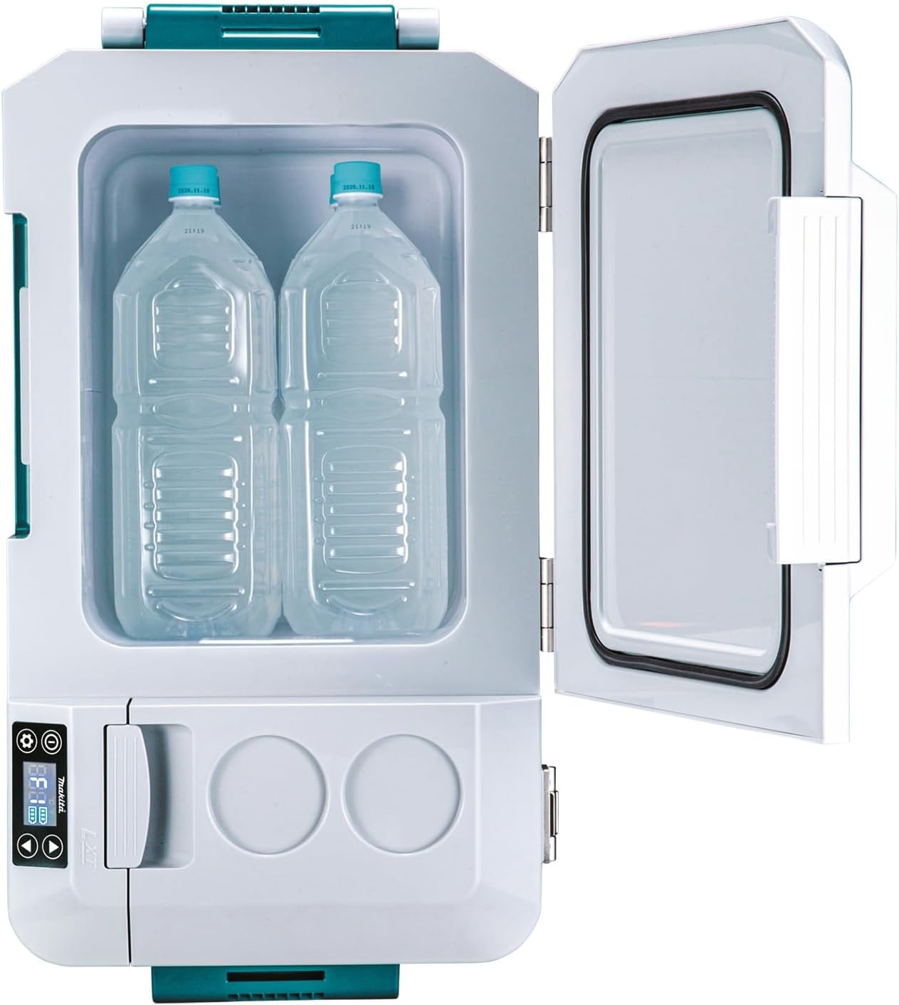 image:imageMakita DCW180Z 18V X2 LXT LithiumIon 12V24V DC Auto and AC CoolerWarmer Tool Only 12V24V DC and AC power Toolonly configurationCoolerWarmer
