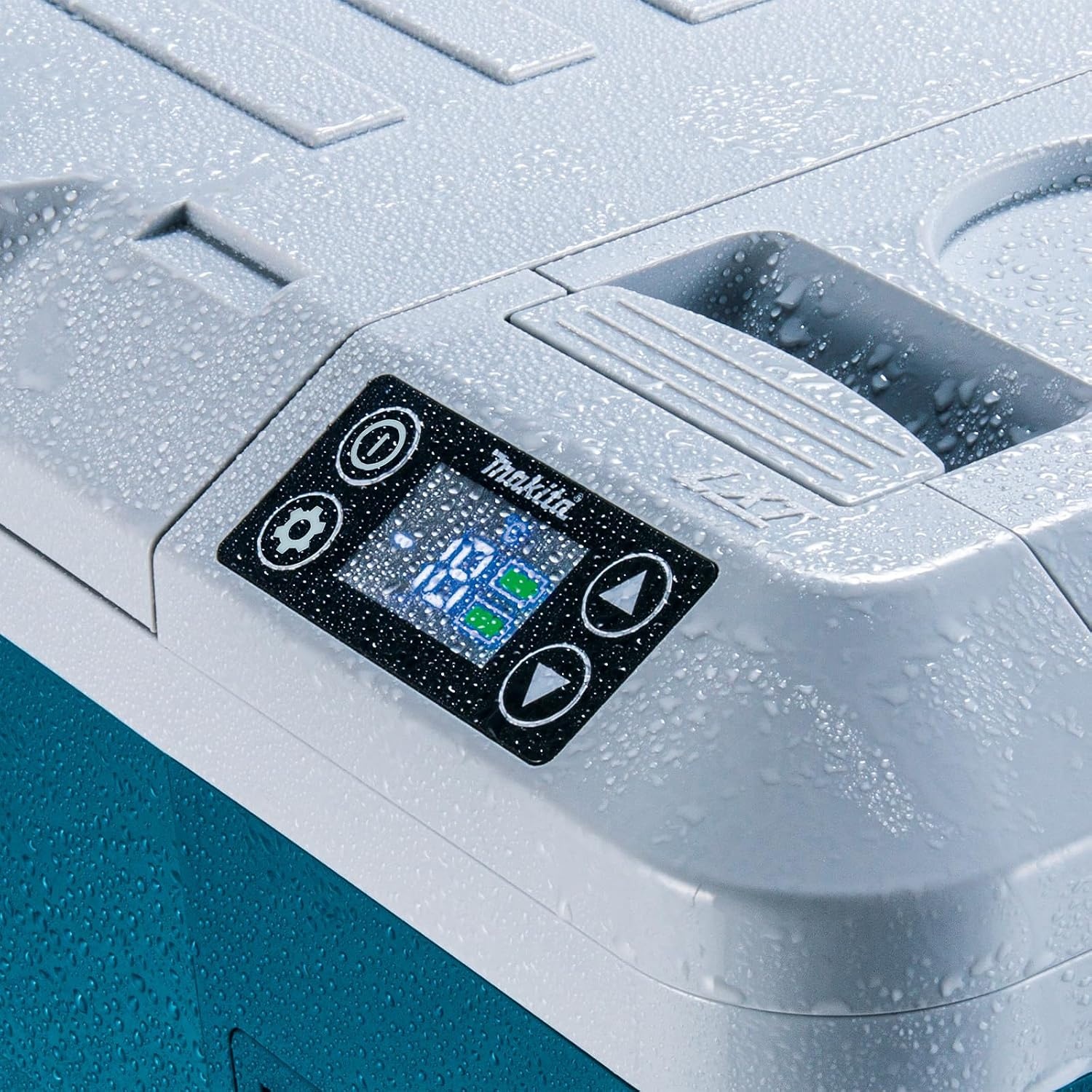 image:imageMakita DCW180Z 18V X2 LXT LithiumIon 12V24V DC Auto and AC CoolerWarmer Tool Only 12V24V DC and AC power Toolonly configurationCoolerWarmer