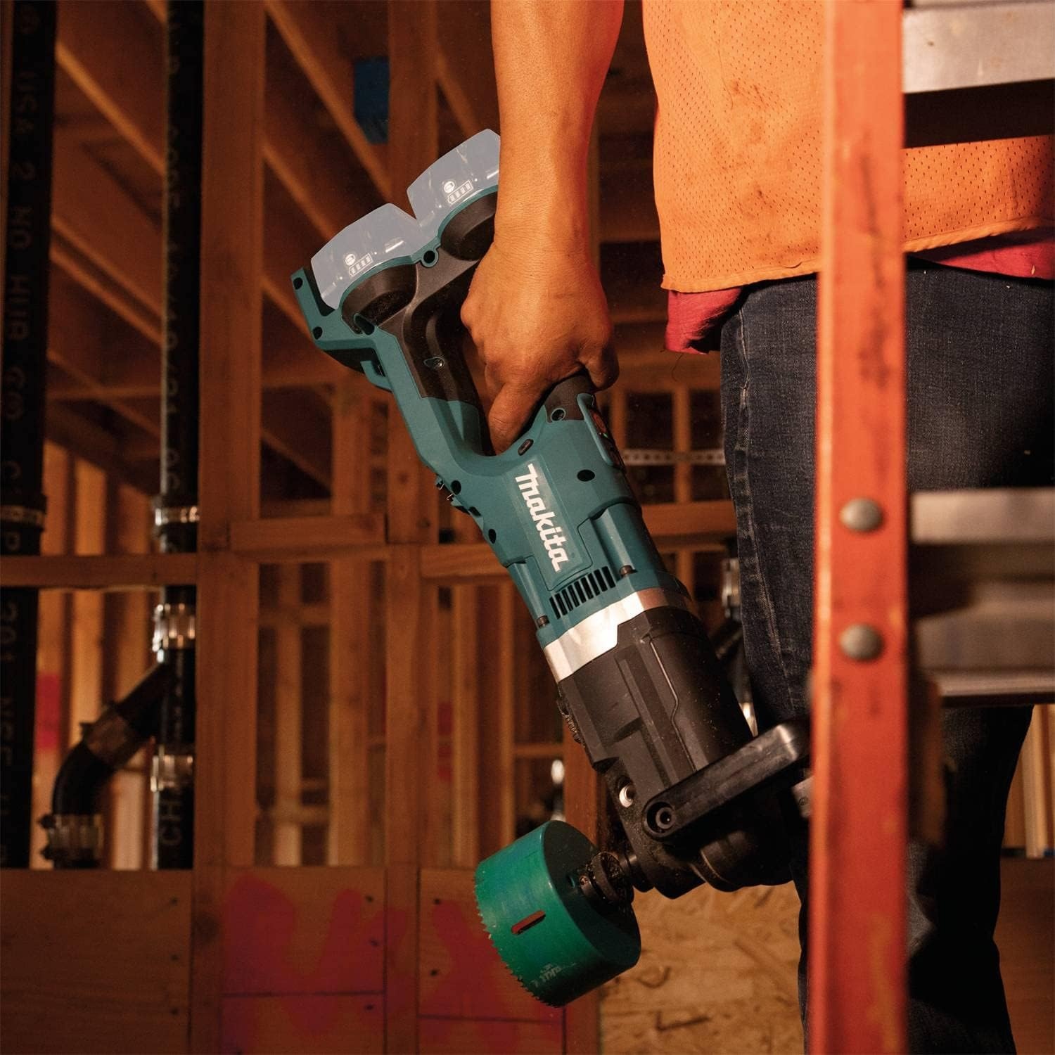 image:imageMakita XAD04Z 36V 18V X2 LXT Brushless Cordless 716 Hex Right Angle Drill Tool OnlyRight Angle Drill Tool Only
