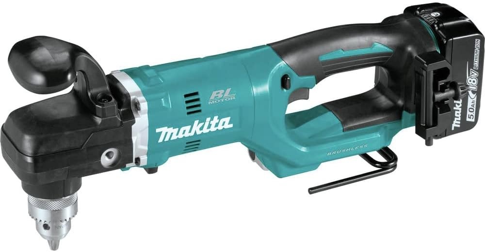 image:imageMakita XAD05T 18V LXT LithiumIon Brushless Cordless 12 Right Angle Drill Kit 50AhKit w two 50Ah batteries