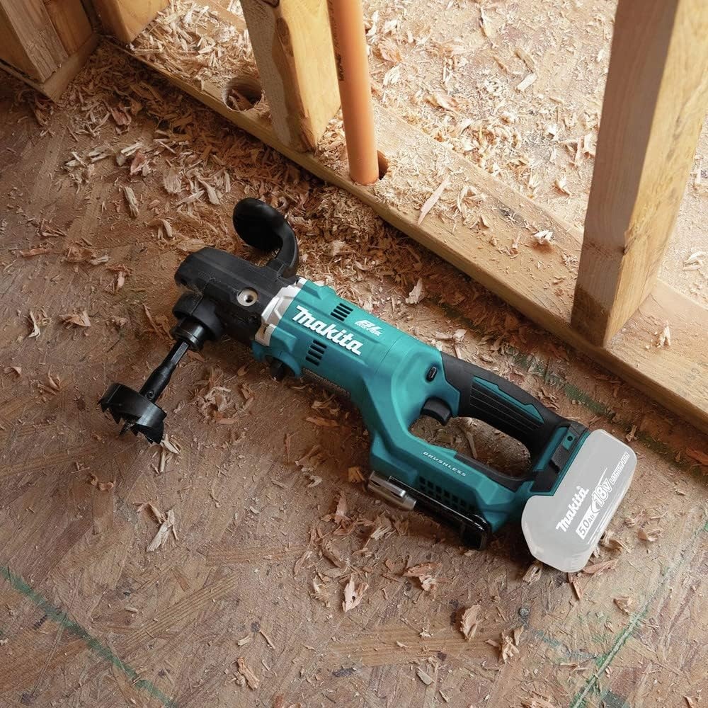 image:imageMakita XAD06T 18V LXT LithiumIon Brushless Cordless 716 Hex Right Angle Drill Kit 50Ah LithiumIon Kit with 50Ah BatteryHex Right Angle Drill Tool Only