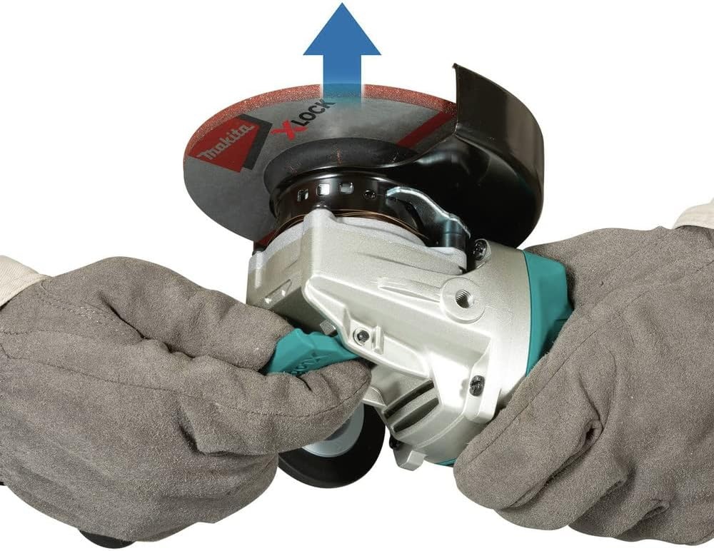 image:imageMakita XAG26Z 18V LXT LithiumIon Brushless Cordless 412 5 Paddle Switch XLOCK Angle Grinder with AFT Tool Only