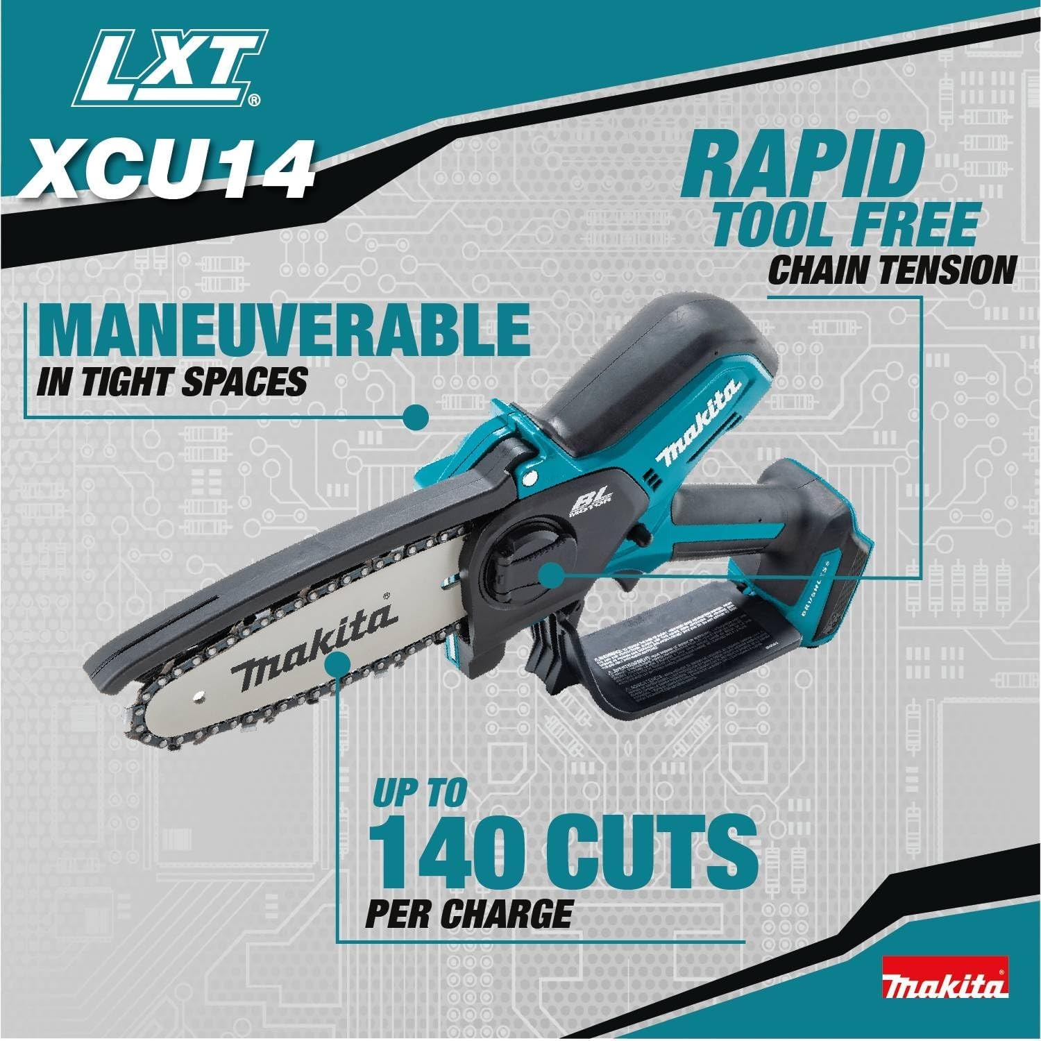 image:imageMakita XCU14Z 18V LXT LithiumIon Brushless Cordless 6 Pruning Saw Tool Only