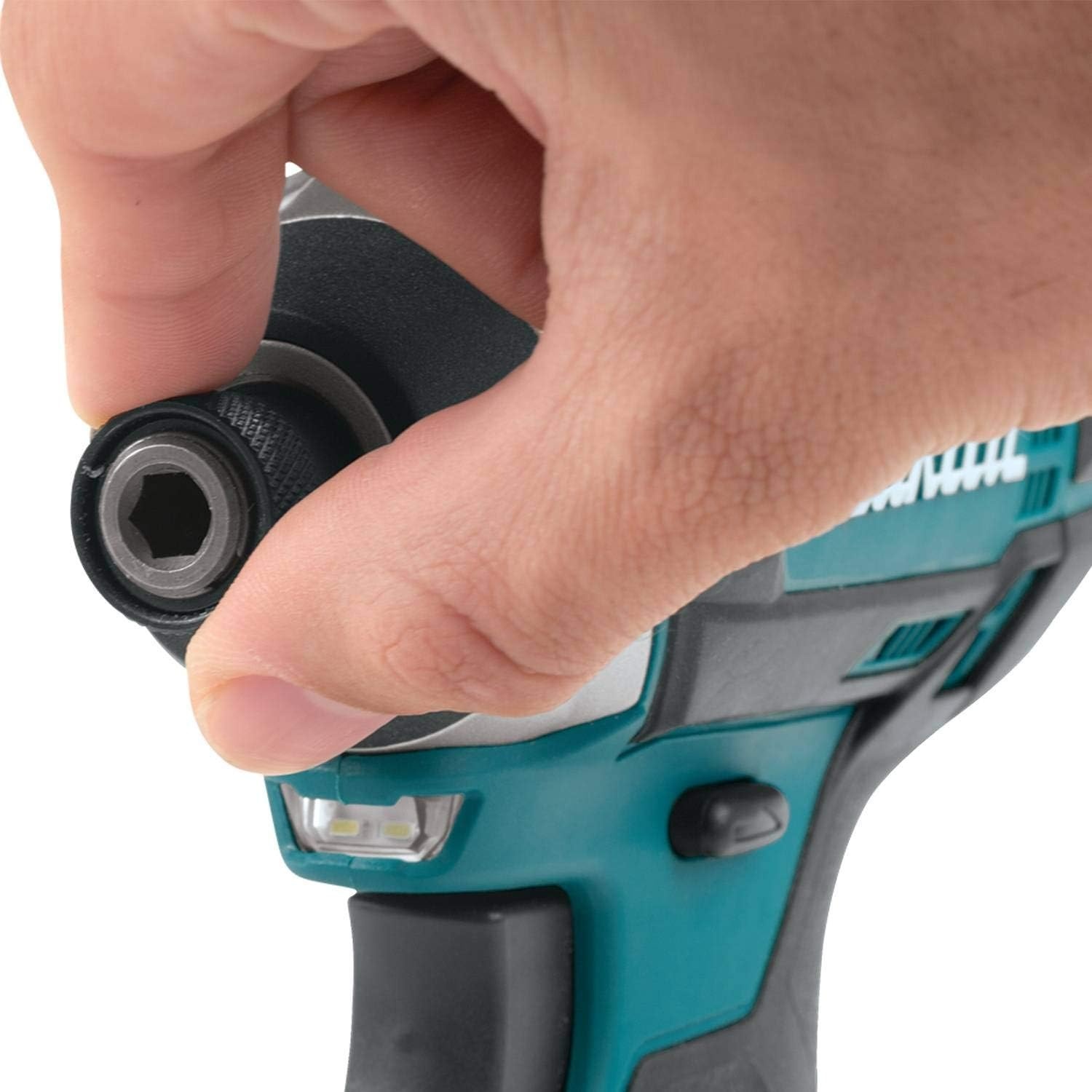 image:imageMakita XDT11Z 18V LXT LithiumIon Cordless Impact Driver Tool Only Variable Speed BuiltIn LED Light Compact Design 14 Hex Chuck Battery amp Charger Not IncludedBare Tool