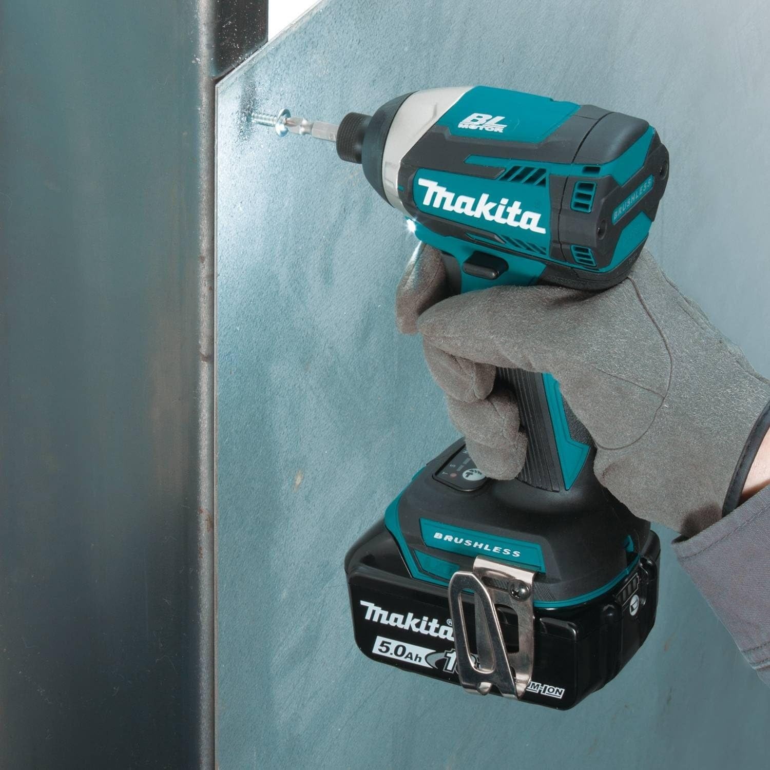 image:imageMakita XDT14T 18V LXT LithiumIon Brushless Cordless QuickShift Mode 3Speed Impact Driver Kit 50AhOne Size