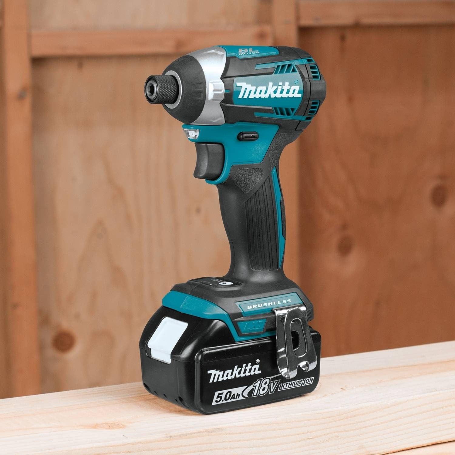 image:imageMakita XDT14T 18V LXT LithiumIon Brushless Cordless QuickShift Mode 3Speed Impact Driver Kit 50AhOne Size