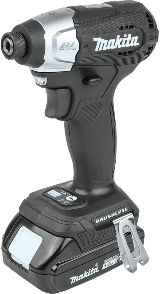 image:imageMakita XDT18SY1B 18V LXT LithiumIon SubCompact Brushless Cordless Impact Driver Kit 15Ah