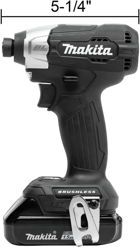 image:imageMakita XDT18SY1B 18V LXT LithiumIon SubCompact Brushless Cordless Impact Driver Kit 15Ah