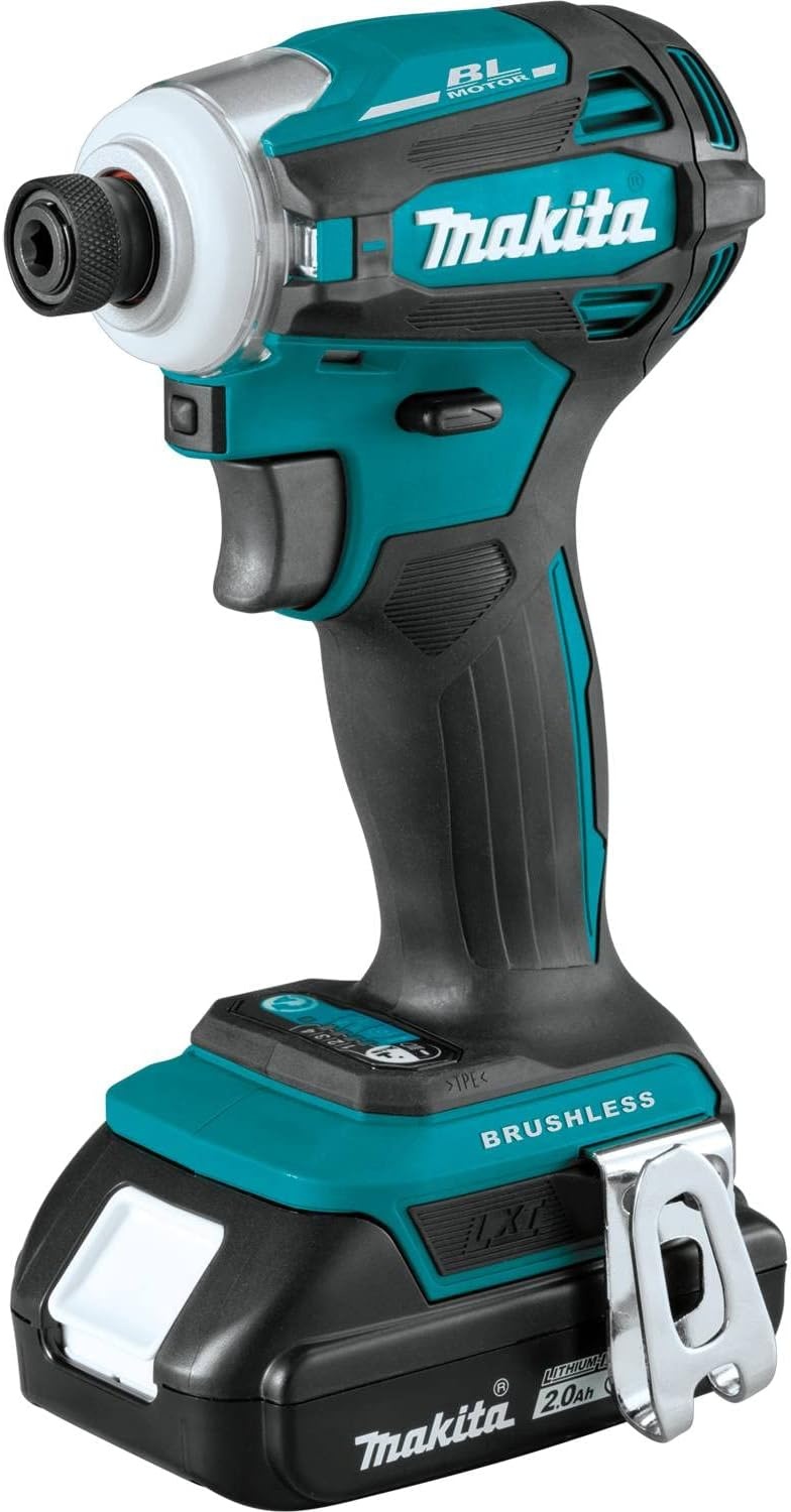 image:imageMakita XDT19R 18V LXT LithiumIon Compact Brushless Cordless QuickShift Mode 4Speed Impact Driver Kit 20Ah