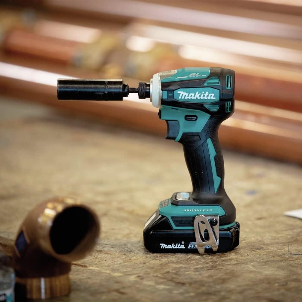 image:imageMakita XDT19R 18V LXT LithiumIon Compact Brushless Cordless QuickShift Mode 4Speed Impact Driver Kit 20Ah