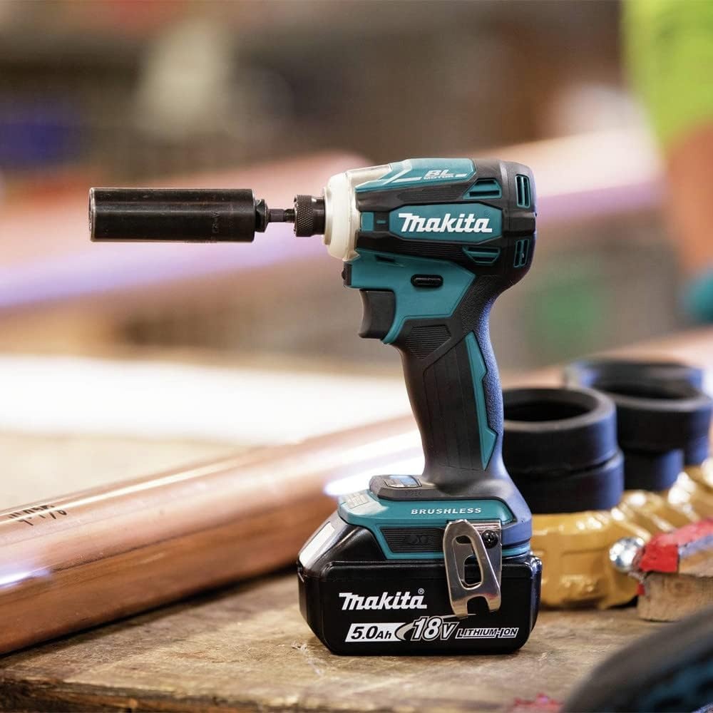 image:imageMakita XDT19T 18V LXT LithiumIon Brushless Cordless QuickShift Mode 4Speed Impact Driver Kit 50Ah