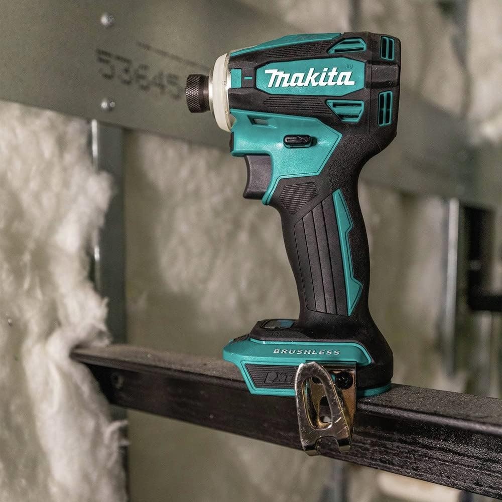 image:imageMakita XDT19Z 18V LXT LithiumIon Brushless Cordless QuickShift Mode 4Speed Impact Driver Tool OnlyImpact Driver