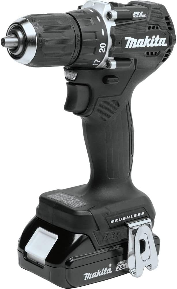 image:imageMakita XFD15RB 18V LXT LithiumIon SubCompact Brushless Cordless 12 DriverDrill Kit 20Ah Black