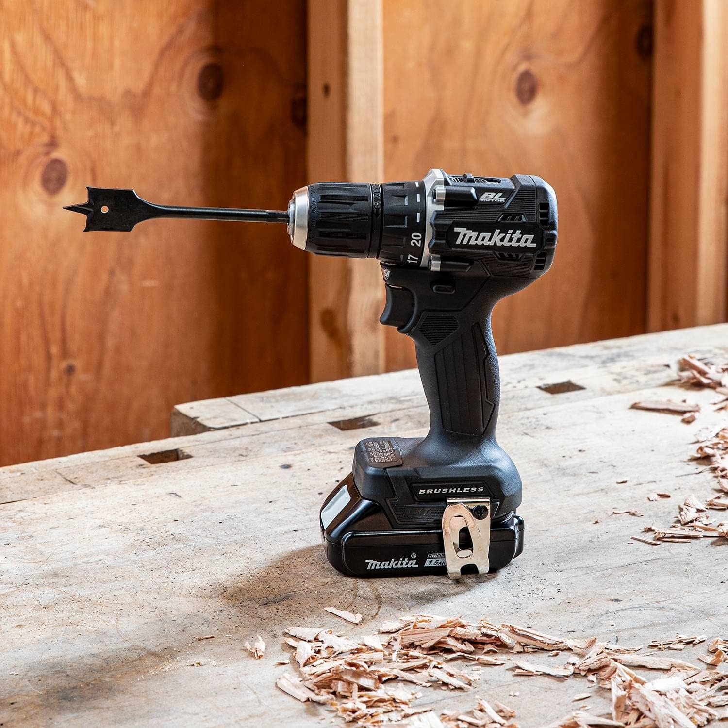 image:imageMakita XFD15SY1B 18V LXT LithiumIon SubCompact Brushless Cordless 12 DriverDrill Kit 15Ah