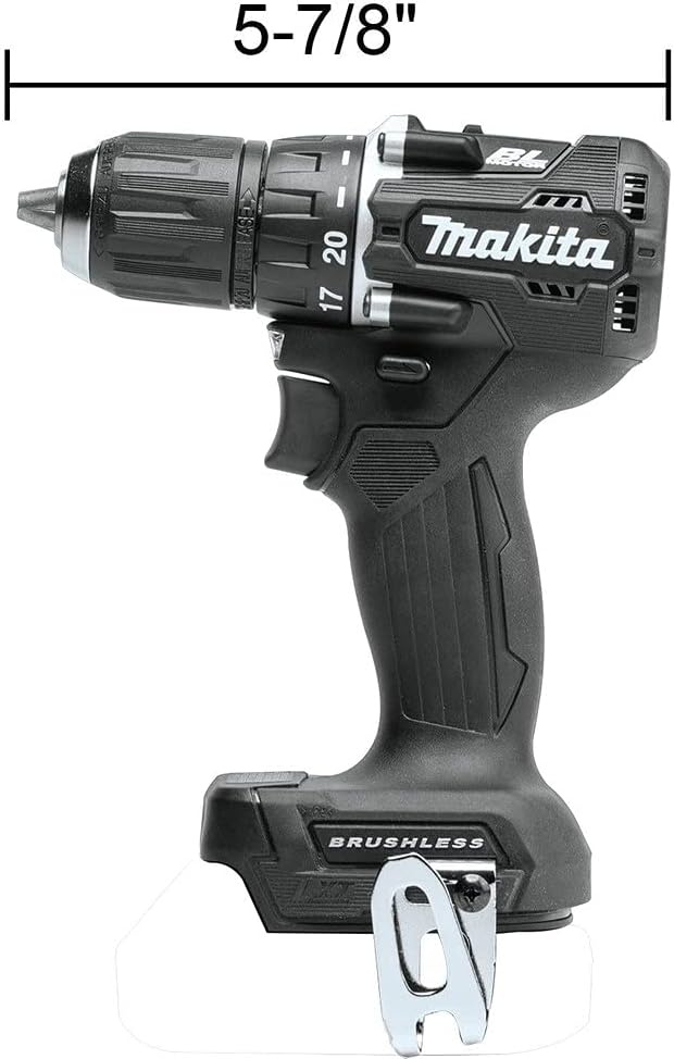 image:imageMakita XFD15ZB 18V LXT LithiumIon SubCompact Brushless Cordless 12 DriverDrill Tool Only Black