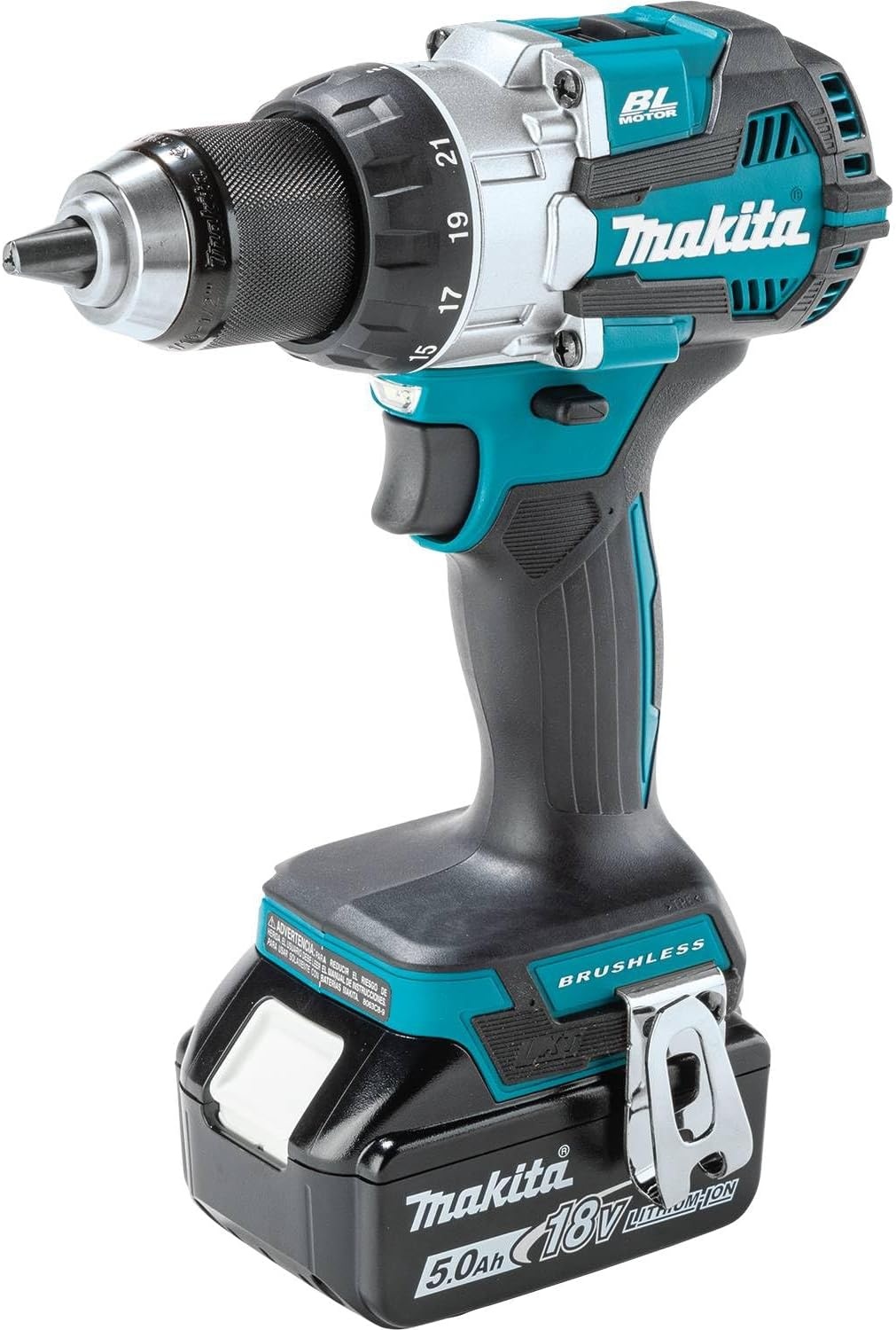 image:imageMakita XFD16T 18V LXT LithiumIon Brushless Cordless 12 DriverDrill Kit 50Ah