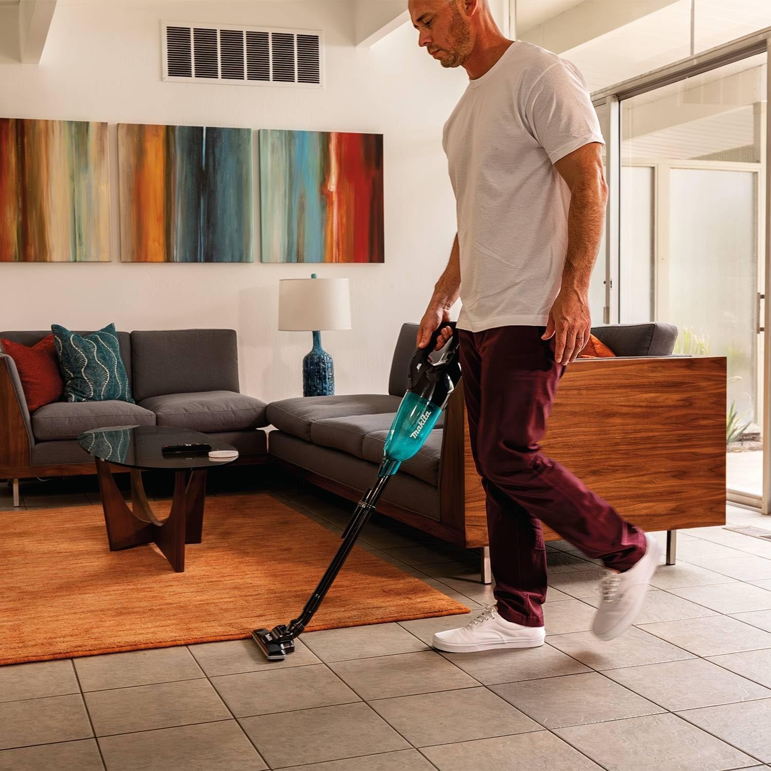 image:imageMakita XLC08R1B 18V LXT Lithiumion Compact Brushless Cordless Vacuum Kit Trigger wLock 20Ah