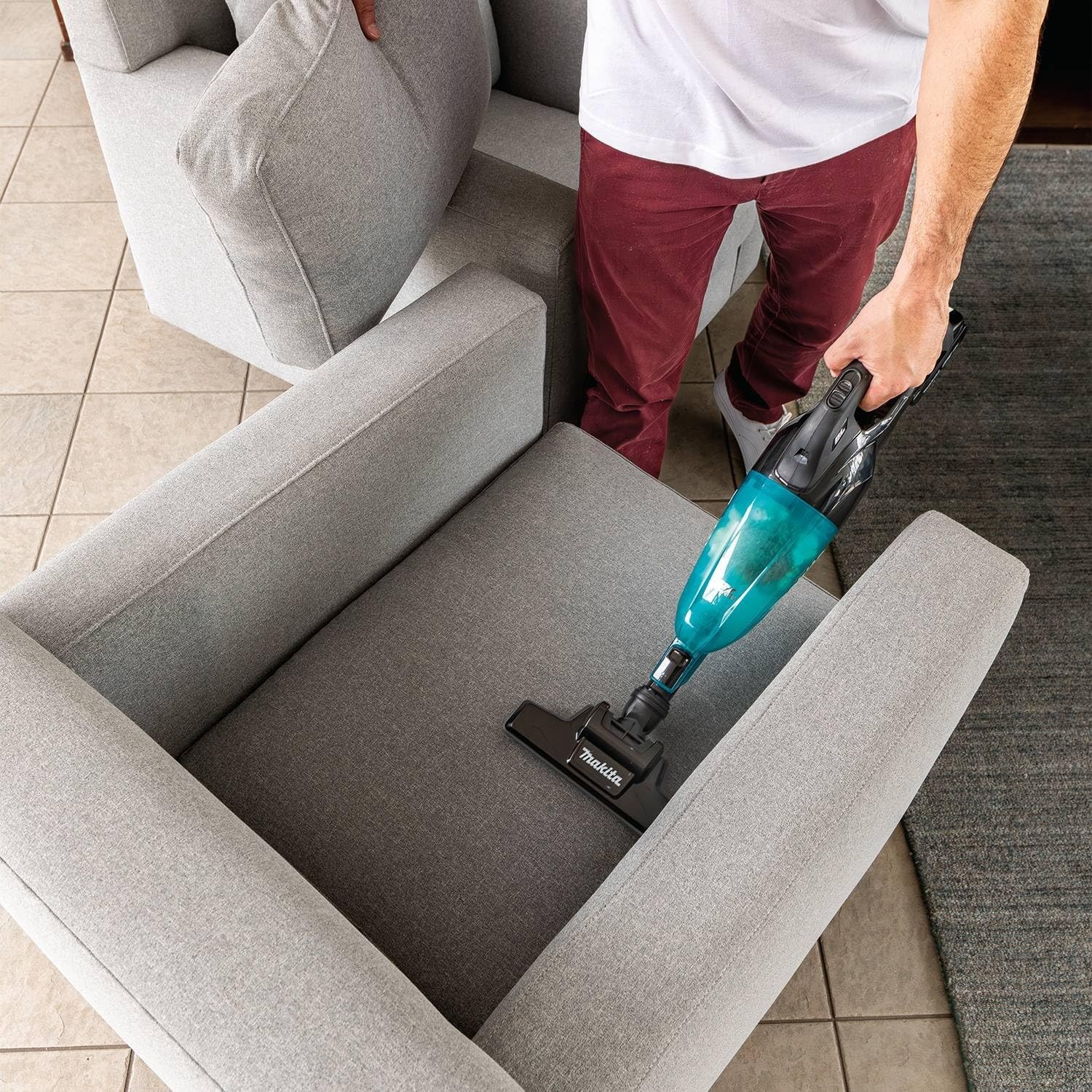 image:imageMakita XLC08R1B 18V LXT Lithiumion Compact Brushless Cordless Vacuum Kit Trigger wLock 20Ah